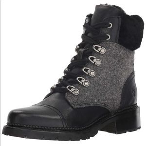 FRYE Samantha hiker combat boot